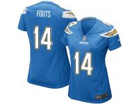 San Diego Chargers Dan Fouts Women's Alternate Jersey - Electric Blue Nike NFL #14 Game