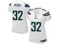 San Diego Chargers Eric Weddle Women's Road Jersey - White Nike NFL #32 Game