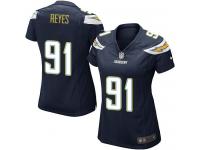 San Diego Chargers Kendall Reyes Women's Home Jersey - Navy Blue Nike NFL #91 Game