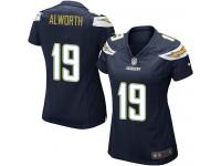 San Diego Chargers Lance Alworth Women's Home Jersey - Navy Blue Nike NFL #19 Game