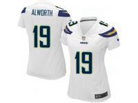 San Diego Chargers Lance Alworth Women's Road Jersey - White Nike NFL #19 Game