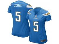 San Diego Chargers Mike Scifres Women's Alternate Jersey - Electric Blue Nike NFL #5 Game