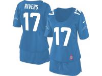 San Diego Chargers Philip Rivers Women's Jersey - Navy Blue Breast Cancer Awareness Nike NFL #17 Game