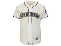 Seattle Mariners Majestic Flexbase Authentic Collection Team Jersey - Cream