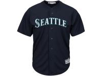 Seattle Mariners Youth Official 2015 Cool Base Jersey - Navy Blue