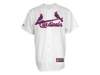 St. Louis Cardinals Majestic Stars and Stripes Replica Jersey - White