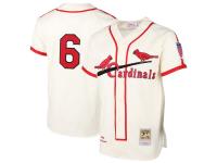 Stan Musial St. Louis Cardinals Mitchell & Ness MLB Authentic Jersey C Cream