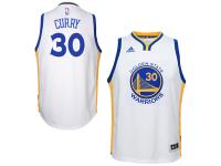 Stephen Curry Golden State Warriors adidas Youth 2014-15 New Swingman Home Jersey C White