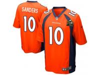 Super Bowl 50 Men Nike NFL Denver Broncos #10 Emmanuel Sanders Home Orange Game Jersey