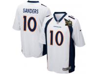 Super Bowl 50 Men Nike NFL Denver Broncos #10 Emmanuel Sanders Road White Game Jersey