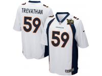 Super Bowl 50 Men Nike NFL Denver Broncos #59 Danny Trevathan Road White Game Jersey