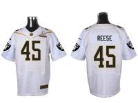 Super Bowl 50 Nike Oakland Raiders #45 Marcel Reece Men Elite White Jerseys