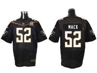 Super Bowl 50 Nike Oakland Raiders #52 Khalil Mack Men Elite Black Jerseys