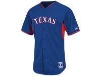 Texas Rangers Majestic Authentic Collection On-Field Cool Base Batting Practice Jersey - Royal