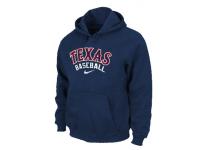 Texas Rangers Pullover Hoodie Dark Blue