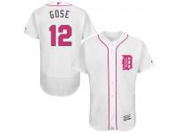 Tigers #12 Anthony Gose White Flexbase Authentic Collection 2016 Mother Day Stitched Baseball Jersey