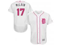 Tigers #17 Denny McLain White Flexbase Authentic Collection 2016 Mother Day Stitched Baseball Jersey