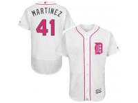 Tigers #41 Victor Martinez White Flexbase Authentic Collection 2016 Mother Day Stitched Baseball Jersey