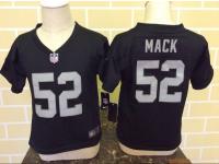 Toddler Nike Oakland Raiders #52 Khalil Mack Black Jersey