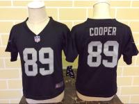 Toddler Nike Oakland Raiders #89 Amari Cooper Black Jersey