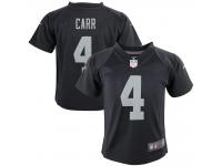 Toddler Oakland Raiders Derek Carr Nike Black Game Jersey