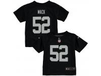 Toddler Oakland Raiders Khalil Mack Nike Black Team Color Home Jersey