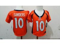 Toddlers Nike Denver Broncos #10 Emmanuel Sanders Jersey-Orange