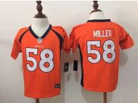 Toddlers Nike Denver Broncos #58 Von Miller Orange Jersey