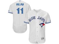 Toronto Blue Jays #11 Kevin Pillar Majestic Flexbase Authentic Collection Player Jersey - White