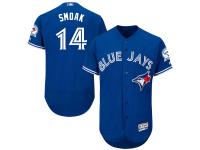 Toronto Blue Jays #14 Justin Smoak Majestic Flexbase Authentic Collection Player Jersey - Royal