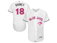 Toronto Blue Jays #18 Darwin Barney Majestic 2016 Mother's Day Fashion Flexbase Authentic Collection Jersey - White