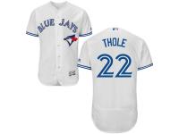 Toronto Blue Jays #22 Josh Thole Majestic Flexbase Authentic Collection Player Jersey - White