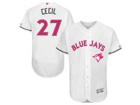 Toronto Blue Jays #27 Brett Cecil Majestic 2016 Mother's Day Fashion Flexbase Authentic Collection Jersey - White
