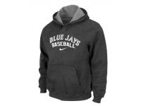 Toronto Blue Jays Pullover Hoodie Dark Gray