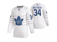 Toronto Maple Leafs #34 Auston Matthews 2020 NHL All-Star Game White Jersey Men's