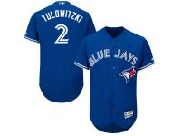 Troy Tulowitzki Toronto Blue Jays Majestic Flexbase Authentic Collection Player Jersey - Royal