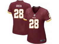 Washington Redskins Darrell Green Women's Home Jersey - Burgundy Red Nike NFL #28 Game