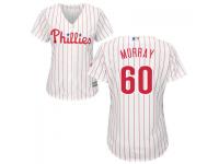 White Colton Murray Women #60 Majestic MLB Philadelphia Phillies 2016 New Cool Base Jersey