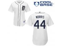 White Daniel Norris Men #44 Majestic MLB Detroit Tigers Cool Base Home Jersey