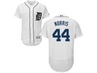 White Daniel Norris Men #44 Majestic MLB Detroit Tigers Flexbase Collection Jersey