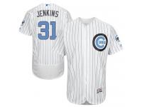 White Fergie Jenkins Men #31 Majestic MLB Chicago Cubs 2016 Father Day Fashion Flex Base Jersey