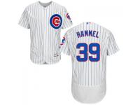 White Jason Hammel Men #39 Majestic MLB Chicago Cubs Flexbase Collection Jersey