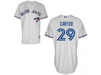 White Joe Carter Men #29 Majestic MLB Toronto Blue Jays Home Jersey
