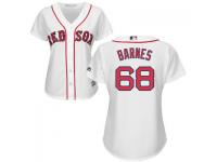 White Matt Barnes Women #68 Majestic MLB Boston Red Sox 2016 New Cool Base Jersey