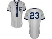 White Ryne Sandberg Men #23 Majestic MLB Chicago Cubs 1909 Turn Back The Clock Jersey