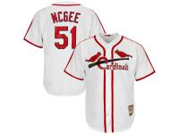 Willie McGee St. Louis Cardinals Majestic Cool Base Cooperstown Collection Player Jersey - White