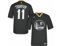 Women Adidas Golden State Warriors #11 Klay Thompson Swingman Black Alternate NBA Jersey