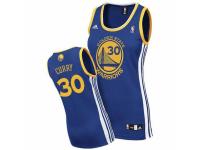 Women Adidas Golden State Warriors #30 Stephen Curry Swingman Royal Blue Road NBA Jersey