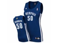 Women Adidas Memphis Grizzlies #50 Zach Randolph Swingman Navy Blue Road NBA Jersey