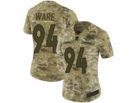 Women Nike Denver Broncos #94 DeMarcus Ware Limited Camo 2018 Salute to Service NFL Jersey